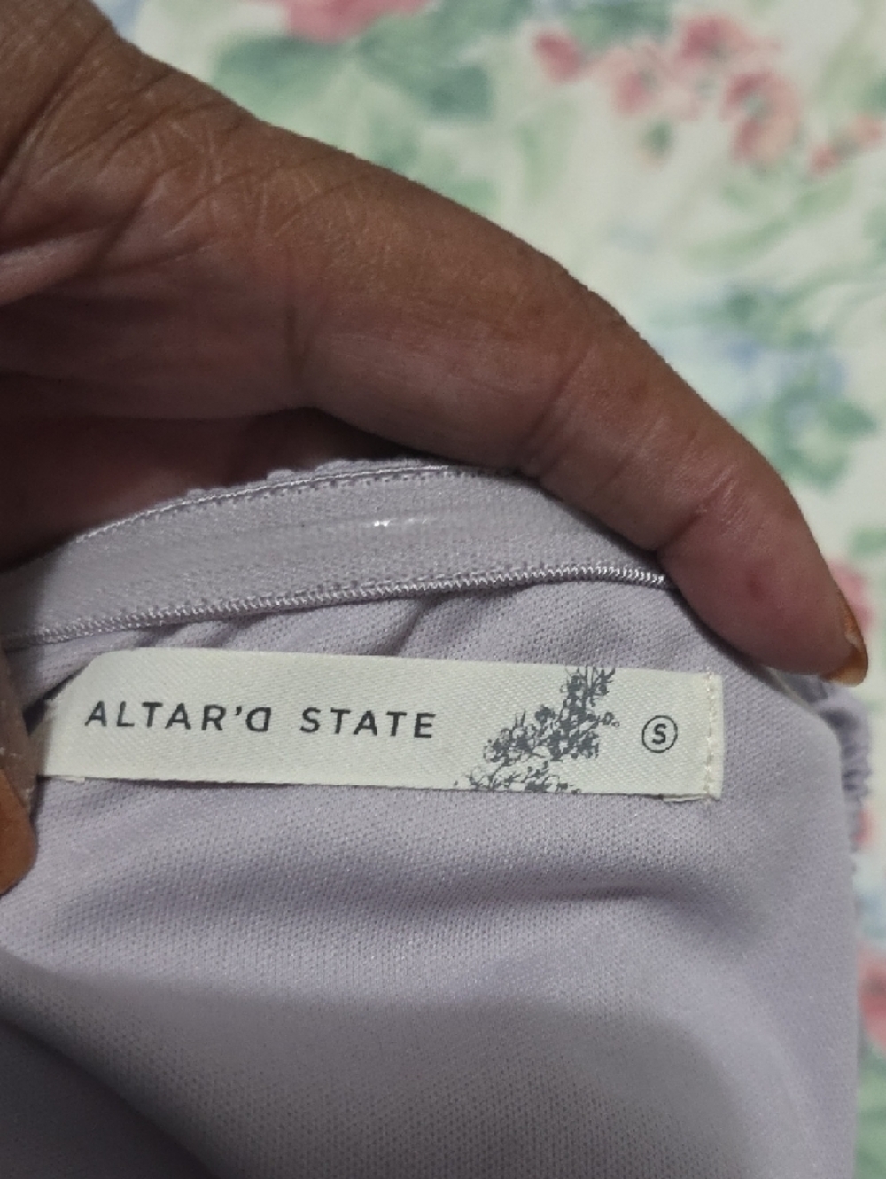 Altar'd State Lavender Short Sleeve Dress - Picture 4 of 4